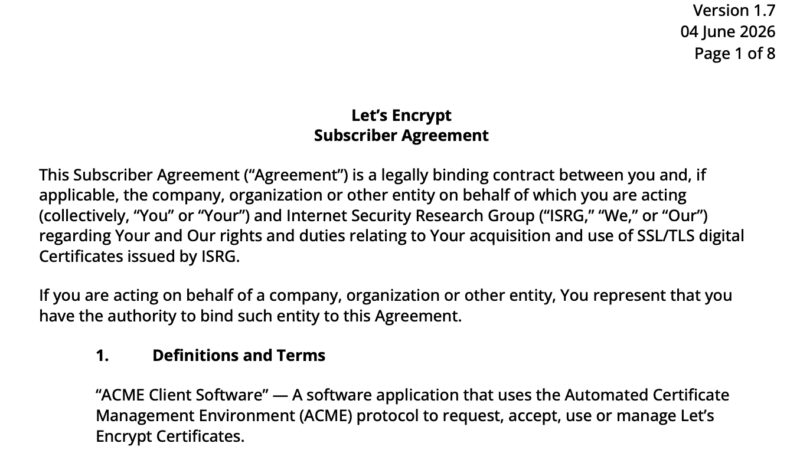 Let’s Encrypt 制裁封禁: 美国制裁区证书新规, 7 亿网站背后的 TLS 条款第一次写进了「地理合规」
